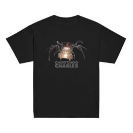 Choo Choo Charles Kids T-Shirt | Spooky Locomotive Creature Tee | Kreepy Kids Horror Train Shir